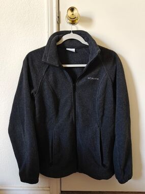 Columbia Black Full-Zip Fleece Jacket